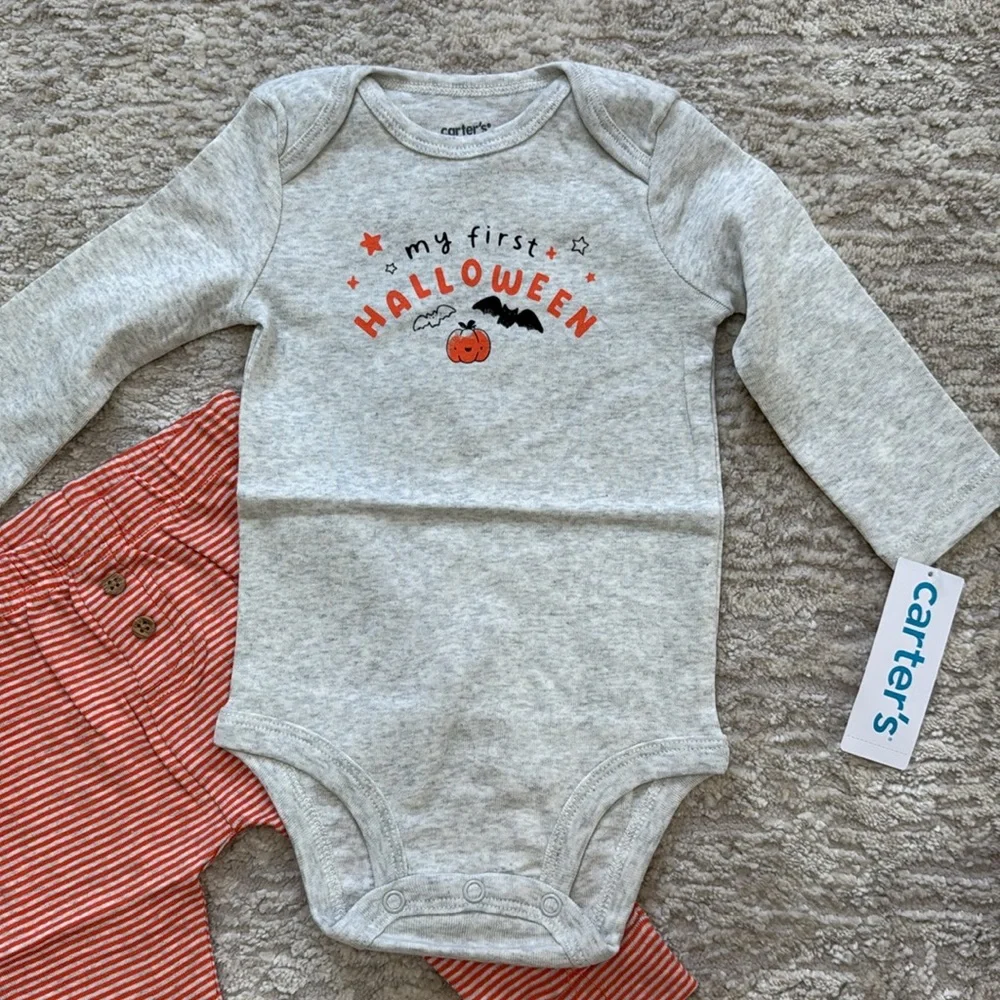 NWT Carter's My First Halloween 2 Pc. Set - 6 Months- Unisex